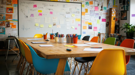 creativity meeting table