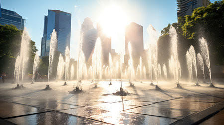 jets water flow backgroundの素材