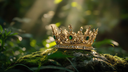 moss gold queen crownの素材