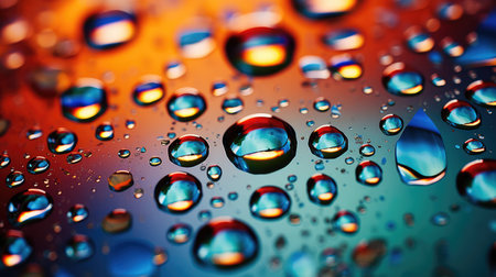 photograph oil water drops