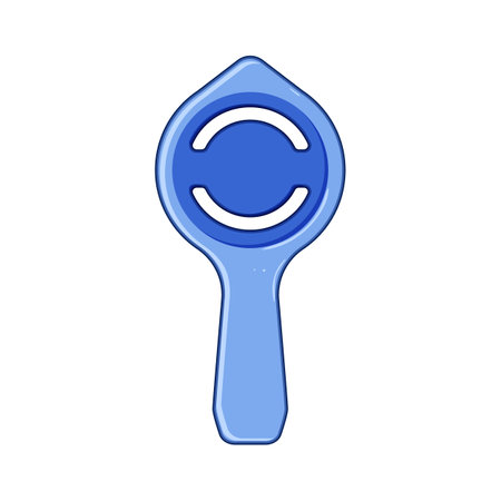 yolk egg separator tool cartoon vector illustrationのイラスト素材