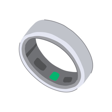 innovation smart ring cartoon vector illustrationのイラスト素材