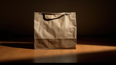 lighting brown bag textureの素材