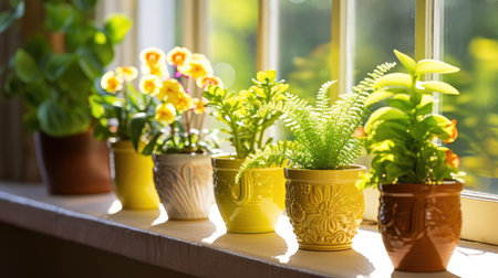 garden plant pottedの素材