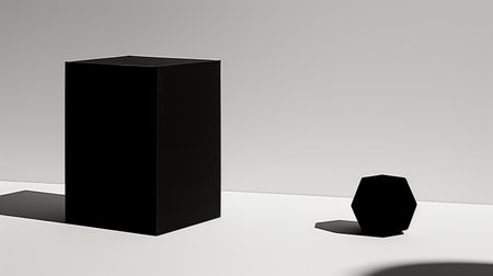 shadows cardboard blackの素材