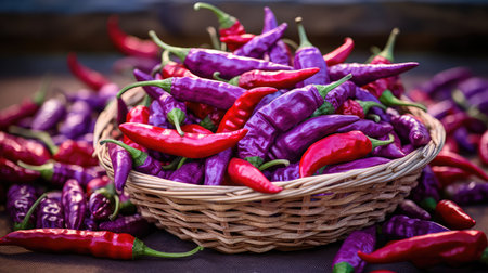 peppers purple cayenneの素材