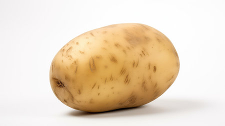 skin potato white backgroundの素材