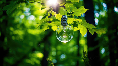 illumination green light bulbの素材