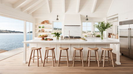 elegance beach house kitchenの素材