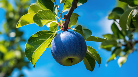 tree blue appleの素材