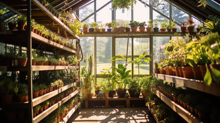 lush nursery plantの素材