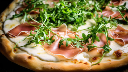 gourmet closeup pizza food backgroundの素材