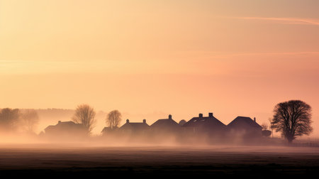 sunrise housing silhouetteの素材