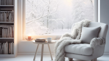 wter books in winterの素材