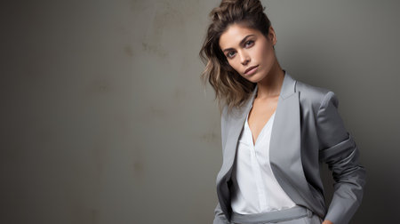 chic light gray backgroundの素材