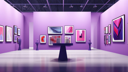 modern purple posterの素材