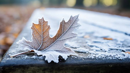 photograph oak leaf outlineの素材