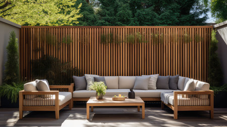 screen wood slat wallの素材