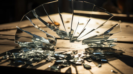 abstract broken glassの素材