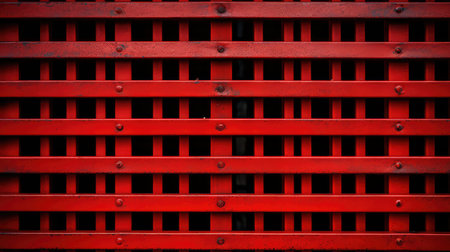 grate red metal textureの素材