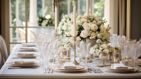 setting table dinnerの素材