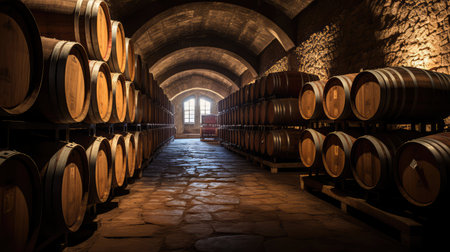 barrels portugal wineの素材