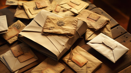 stained old brown paperの素材