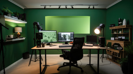 conference green screen backdropの素材