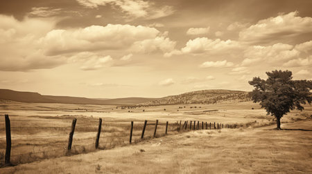 countryside vintage cloudの素材