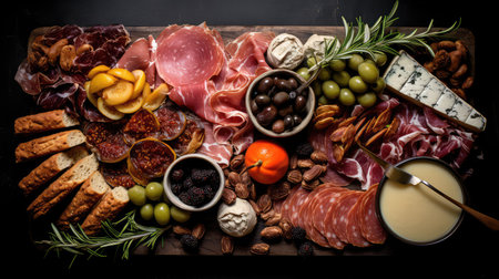 meats black slate ingredientsの素材