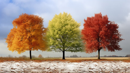 colors four seasons treeの素材