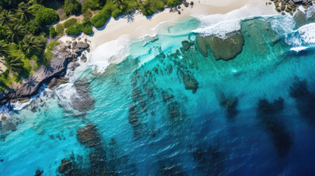 beaches sea greenの素材