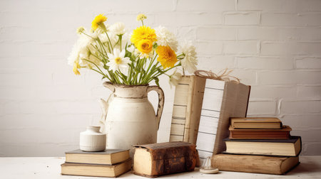 life brick white backgroundの素材