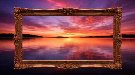 sky orange frameの素材