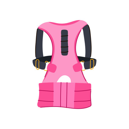 support back posture corrector cartoon vector illustrationのイラスト素材