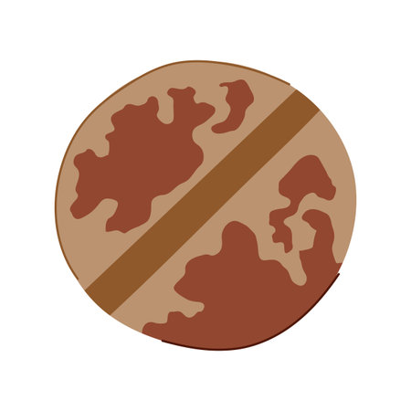 reflection rusty screw head cartoon vector illustrationのイラスト素材