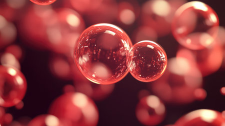 style red bubblesの素材