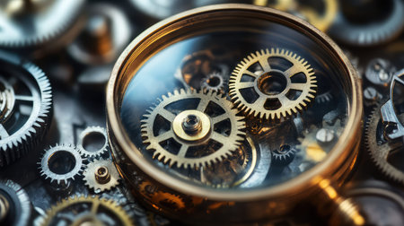 magnifyg gears in magnifying glassの素材