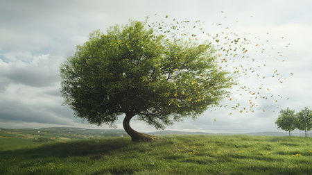 realistic falling treeの素材