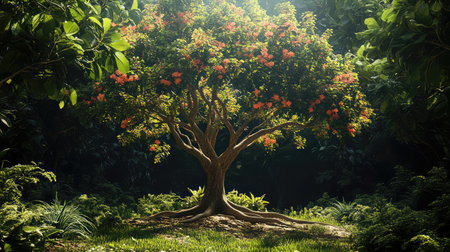 landscape tree plantsの素材