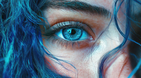 photography blue uniqueの素材