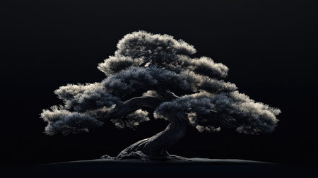 photo black pine treeの素材