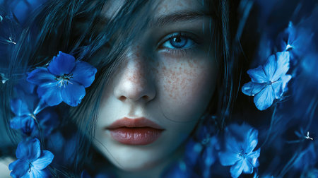 photorealism blue vの素材