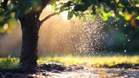 style tree wateringの素材