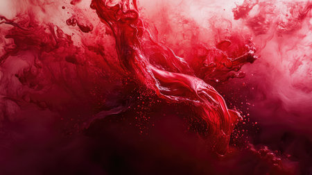 style red dye in waterの素材