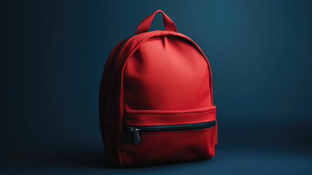 photography red backpackの素材