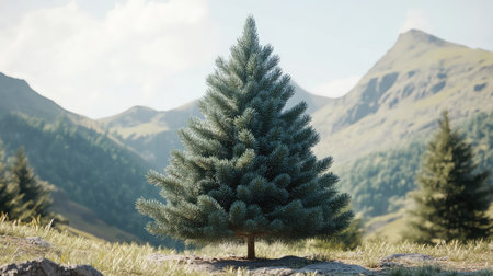 nature spruce treeの素材