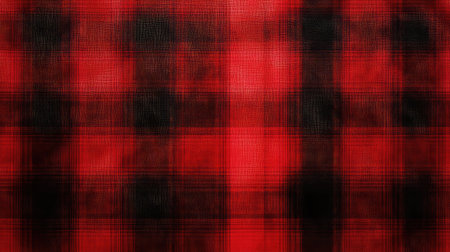 festive red christmas plaidの素材