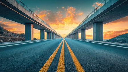 engineering road bridgeの素材