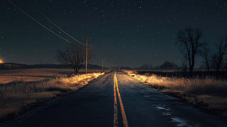 photorealistic road darkの素材
